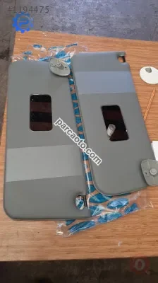 renault kangoo sıfır sağ sol takım güneşlik klipsli