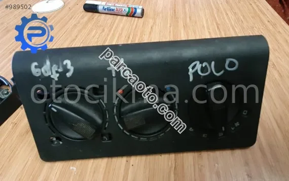 volkswagen polo orjinal kalorifer kumanda paneli