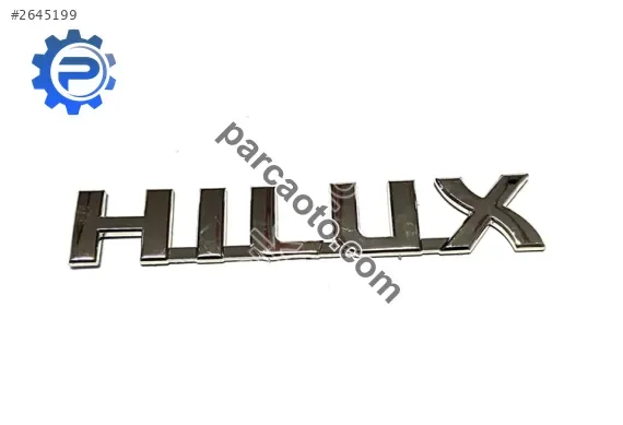 Toyota Yazı Hılux 06-22 Arka (Hılux Yazısı)