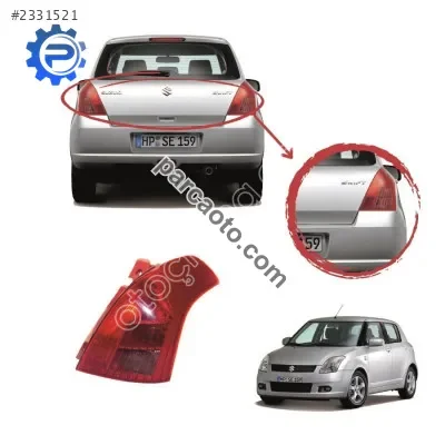 Suzuki Swift Sağ Sol Stop Lambası Takımı 2005-2007
