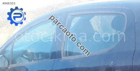 2009 model peugeot 207 1.4 benzinli çıkma sol takım kapı cam