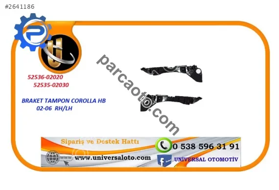 Toyota Braket Tampon Corolla Hb 02-06 Ön Sağ