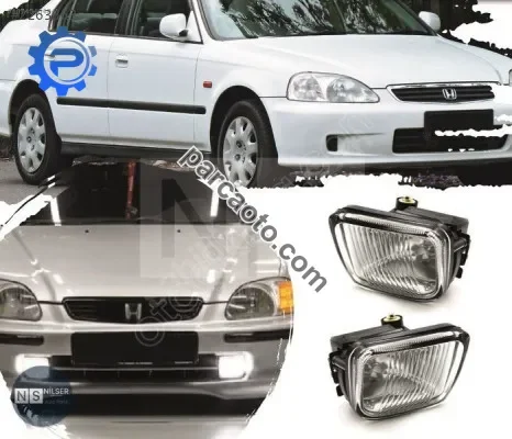 Honda Civic Sis Lambası Sağ-sol Takım Beyaz Ampullu