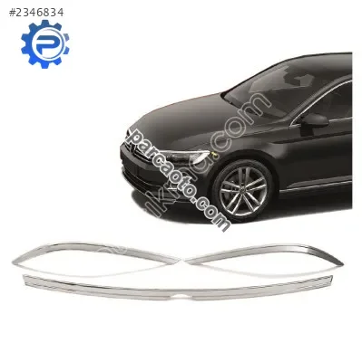 Vw Passat B8 Krom Far Çıtası Set 3 Parça 2015-2019