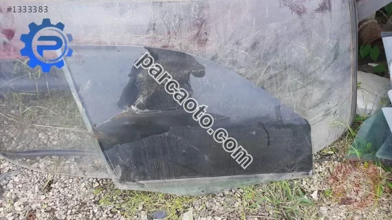 fiat siena çıkma sağ ön kapı camı