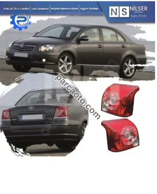 Toyota Avensis 2006-2008 Arka Stop Takımı